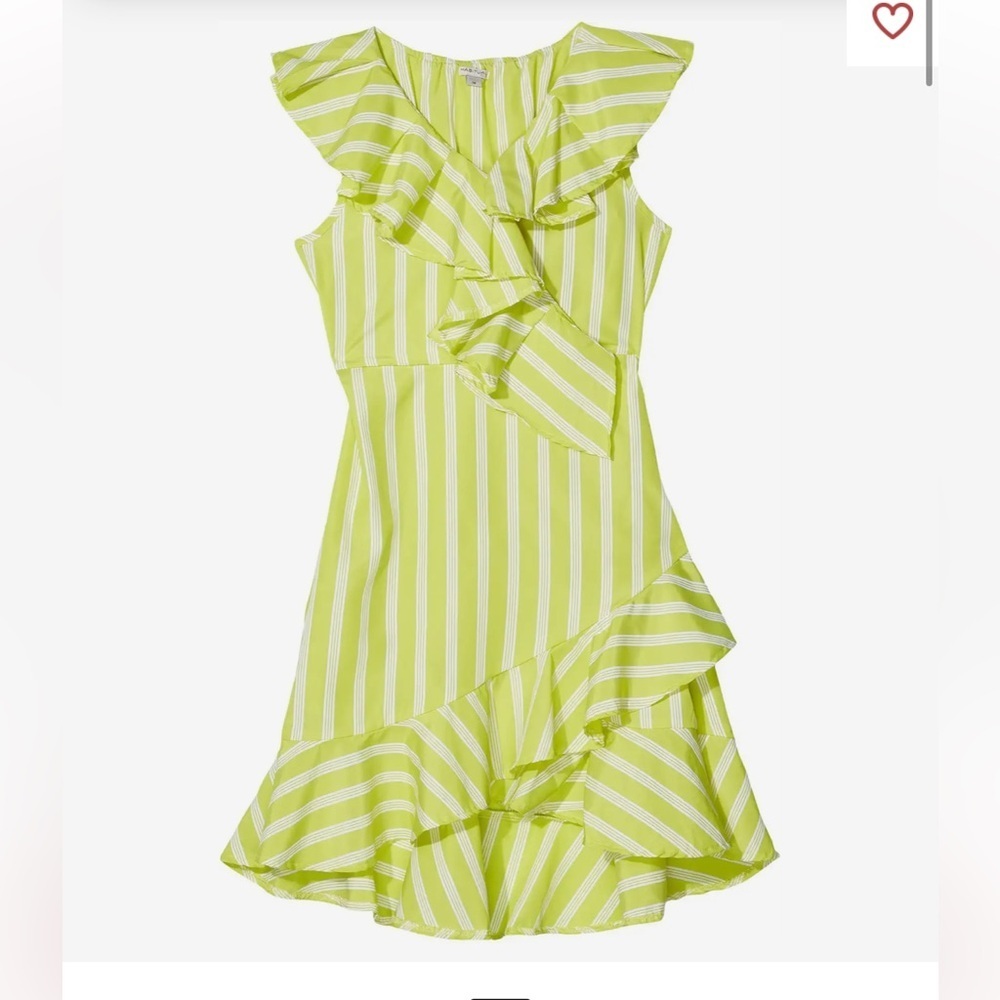 HABITUAL Hi-Low Ruffle Dress